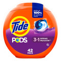 Tide PODS laundry detergent pacs, 3-in-1 Stain Remover, Odor Fighter, Color Protector, 42 Count, HE compatible, Original Scent