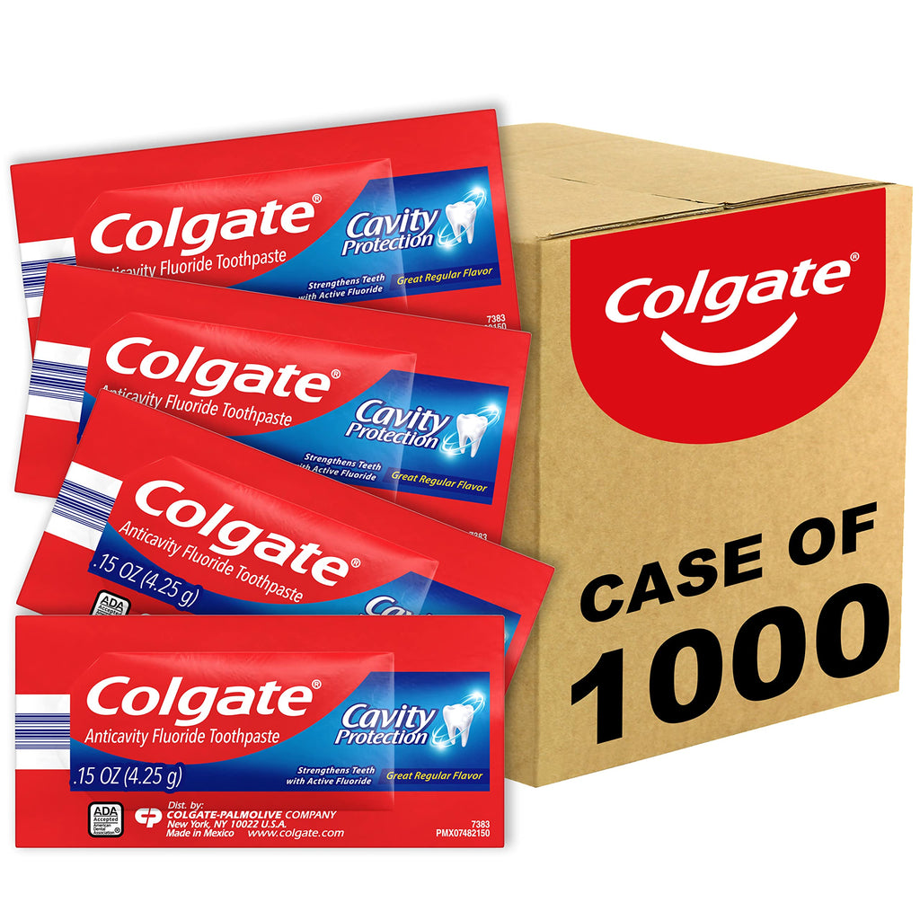 Colgate Cavity Protection Toothpaste with Fluoride, Minty Great Regular Flavor, Anti Cavity Toothpaste, 6 Pack, 6 Oz Tubes
