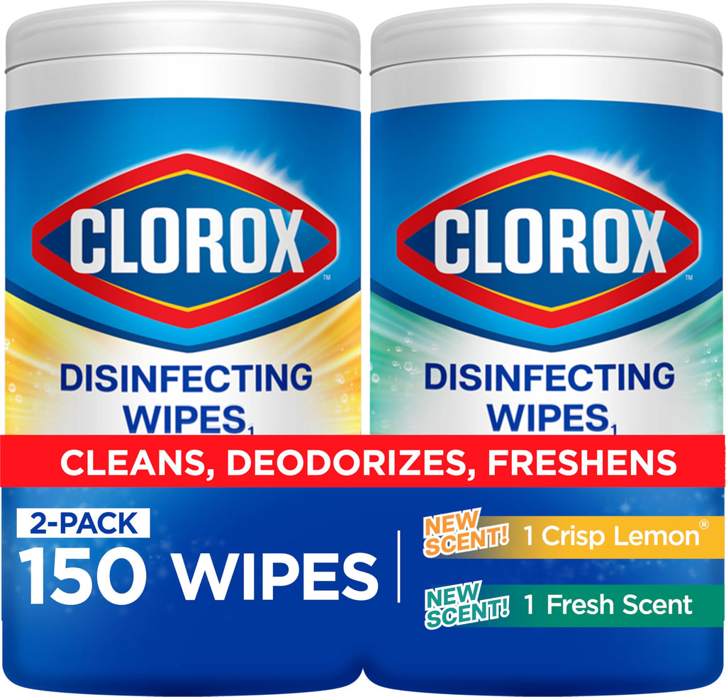 Clorox Disinfecting Wipes Back to School Variety Pack, 75 Count Each, Pack of 3 (Package May Vary)